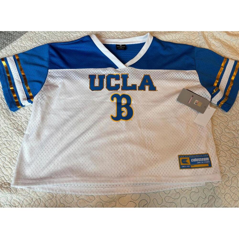 UCLA Women's Cropped Bruin's Jersey Shirt Size XL‎ #658